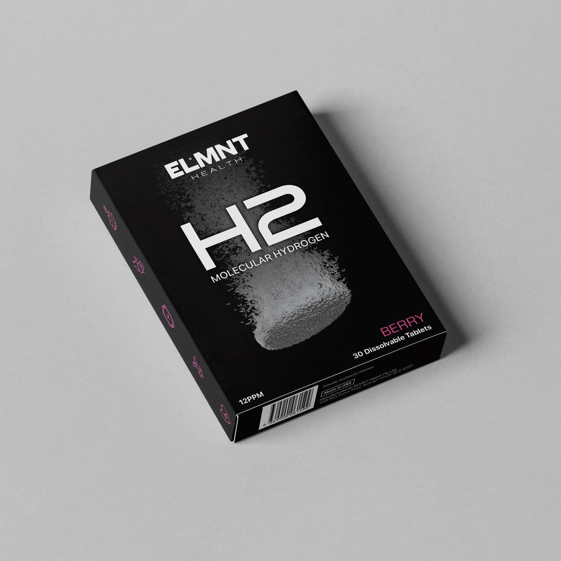 H2 Molecular Hydrogen Water Tablets - Berry (30 Pack tablets)